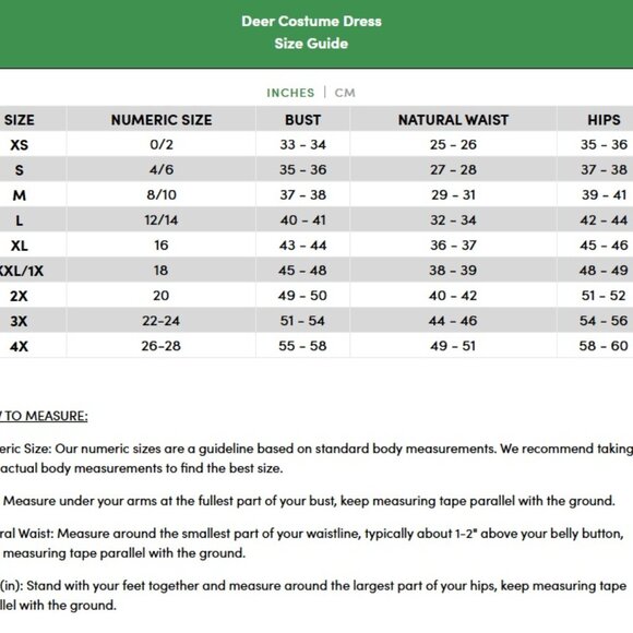 TIPSY ELVES Deer Costume Dress NWT, Size 1X - Picture 7 of 7